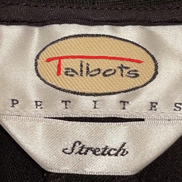 Talbots Petite 8 Black Stretch Dress Pants - Picture 8 of 11